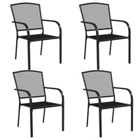 Set da Pranzo da Giardino 5 pz in Acciaio Antracite 3187972