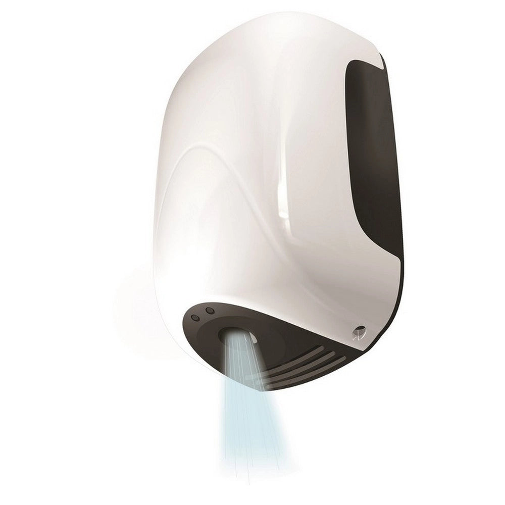 Asciugamano mini jet automatico con fotocellula bianco da 900 watt