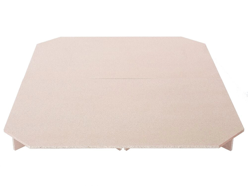 Piattaforma per letto ad acqua Doppia dimensione 140 cm 6 Base in legno a cinque croci
