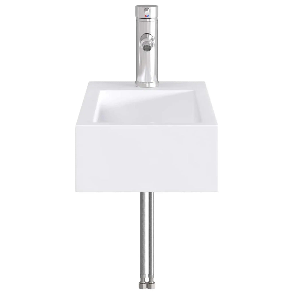 Lavabo da bagno Cromato 45,5 x 25,5 x 13 cm Metallo 890224