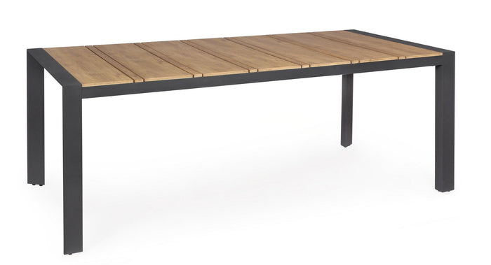 Tavolo da Giardino 198x100x74 cm in Alluminio Elias Antracite