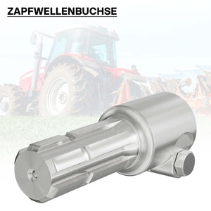 Boccola albero cardanico 175 mm Attacco albero scanalato 1 3/8" 21D Albero uscita 1 3/4" 6D Trattore