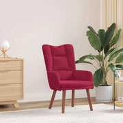 Divano Sedia-Poltrona Rosso Vino 63 x 67 x 94 cm Velluto 107010