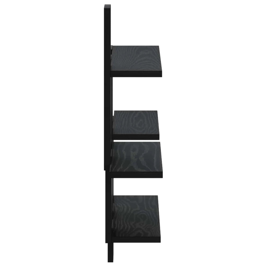 Scaffale da parete Rovere Nero 85 x 13,5 x 73,5 cm 8020338