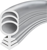 Guarnizione universale nera Lunghezza 25 m Falegnameria PVC Ellen
