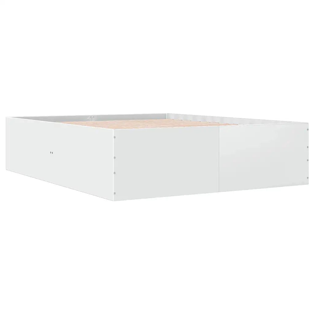 Giroletto-Struttura Letto Bianco 150x200 cm in Legno Multistrato 743276
