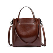 Borsa a tracolla da donna in vera pelle, stile retr¨°, marrone.