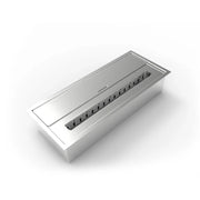 Bruciatore a bioetanolo per camino 3,5 L, in acciaio inox 45,7x18,7xH9,5 cm