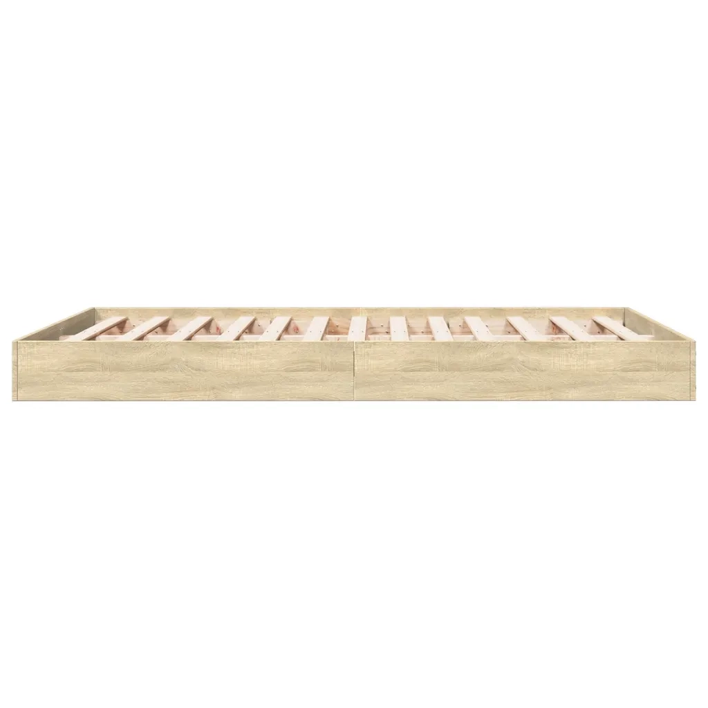 Giroletto senza Materasso Rovere Sonoma 140x200cm in Truciolato 842023