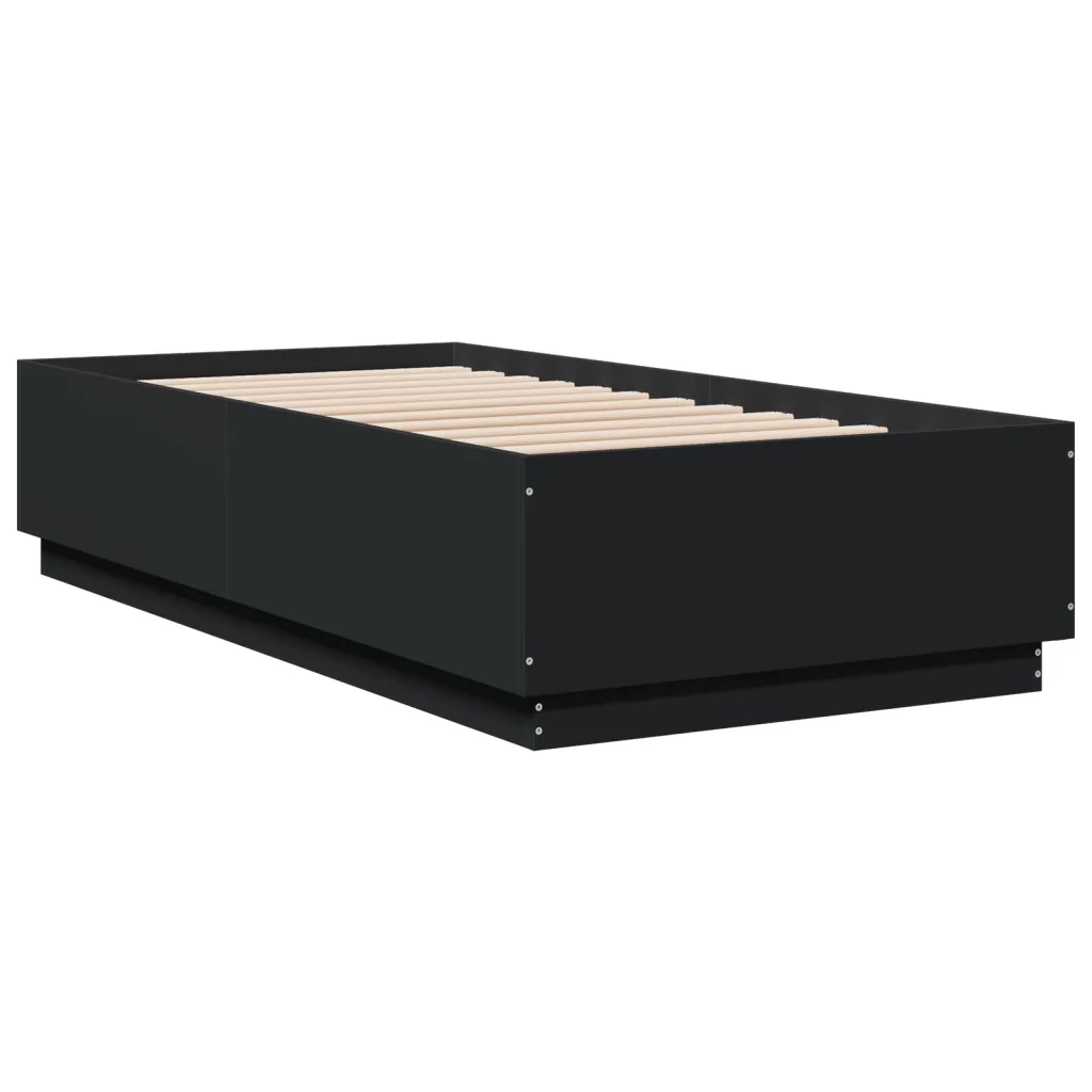 Giroletto Nero 90x190 cm in Legno Multistrato 3209752