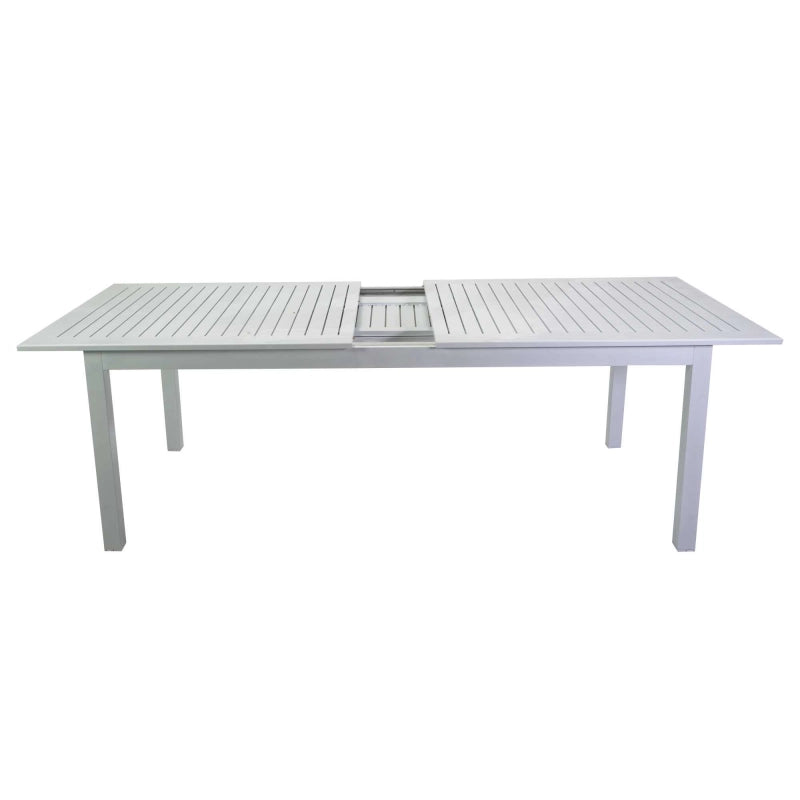 Tavolo alluminio Monterey allungabile bianco cm 150/210x89h75
