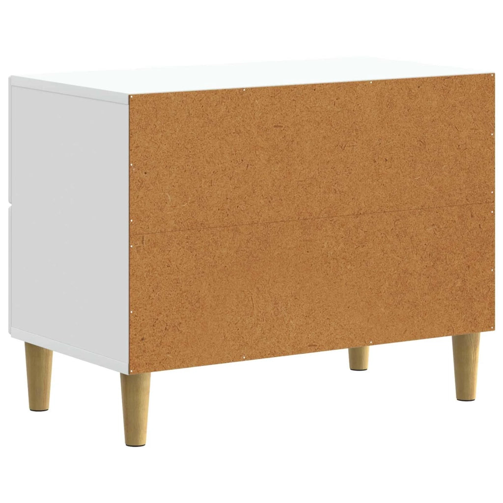 Armadio da Notte Bianco 62 x 34,5 x 48 cm Legno ingegnerizzato 894545
