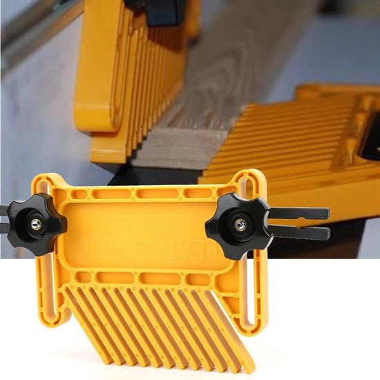 Vibroporta per tavolo da lavoro - Stabilizzazione dei pezzi di lavoro - Materiale PP duraturo - Sicuro da utilizzare con la sega - Precisione nella lavorazione - Alta qualità - Accessorio per lavorazione del legno