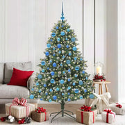 Albero di Natale artificiale con 300 LED Verde 180 cm 3395240