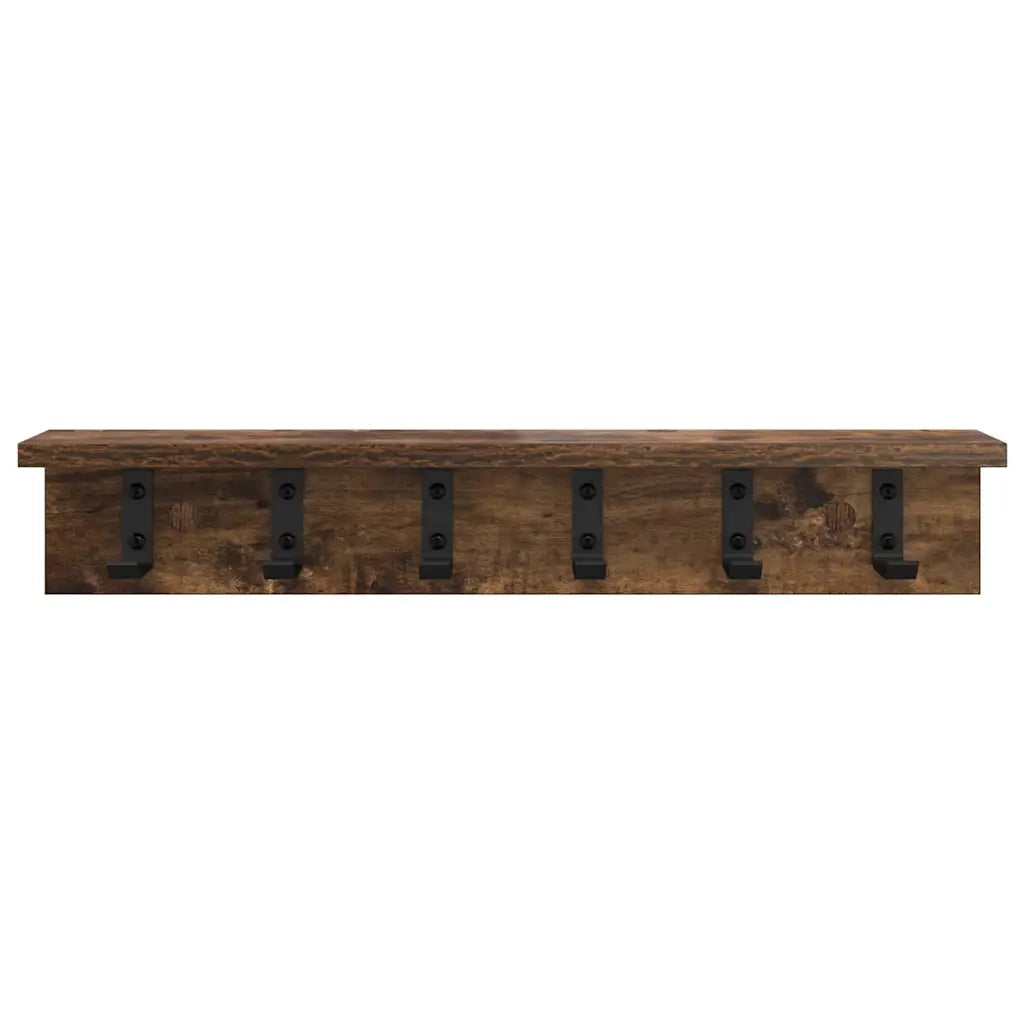 Appendiabiti a muro Rovere fum¨¦ 60 x 10,5 x 10,5 cm CFW2699411