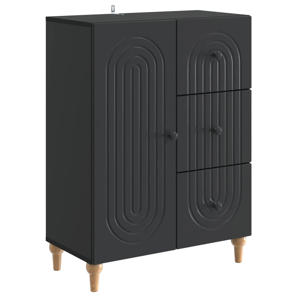 Credenza Nero 66 x 34,5 x 90 cm Legno ingegnerizzato 894166