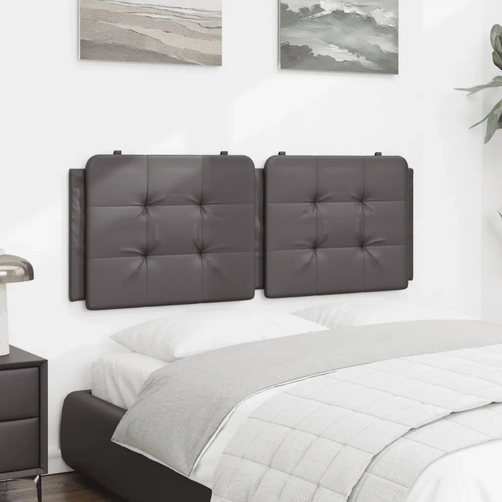Cuscino Testiera Zadar Grigio 120 cm in Similpelle CFW3553165