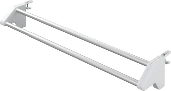 Asciugamano per Radiatore Standaard in Alluminio 62-110 x 115 x 13 cm con Fissaggio alla Parete