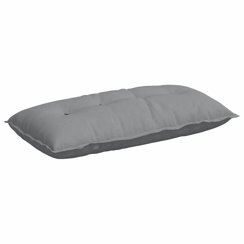 Cuscino per Schiena | Cuscino dorsale Grigio chiaro 100 x 19 x 50 cm Tessuto