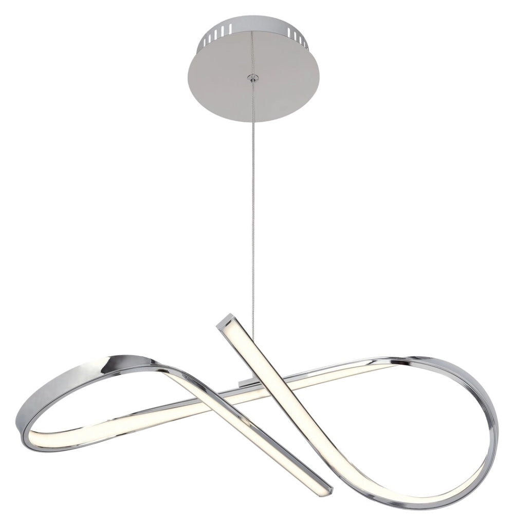 Lampadario LED Aniela 20W cromo luce neutra Rabalux