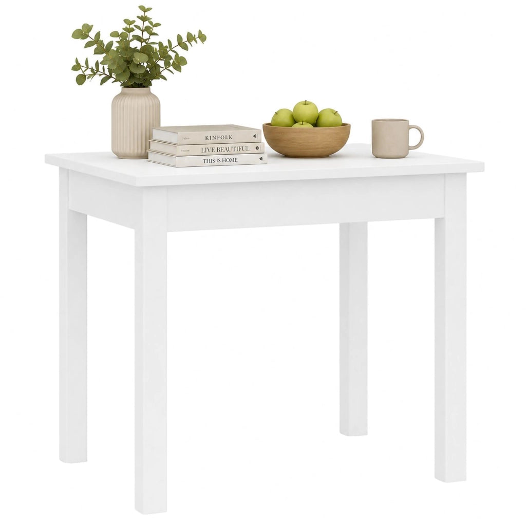 Loda, Tavolo Fisso 4 Posti, 75x55x76h cm Bianco