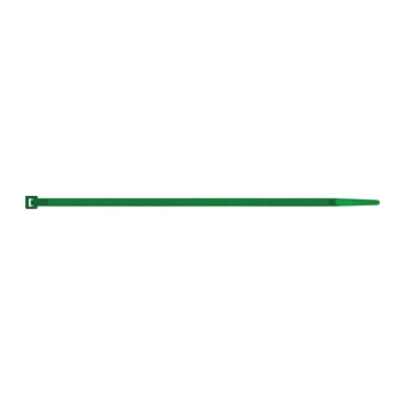 FASCETTA CABLAGGIO VERDE NYLON 3,5X140 MM 100 PZ*