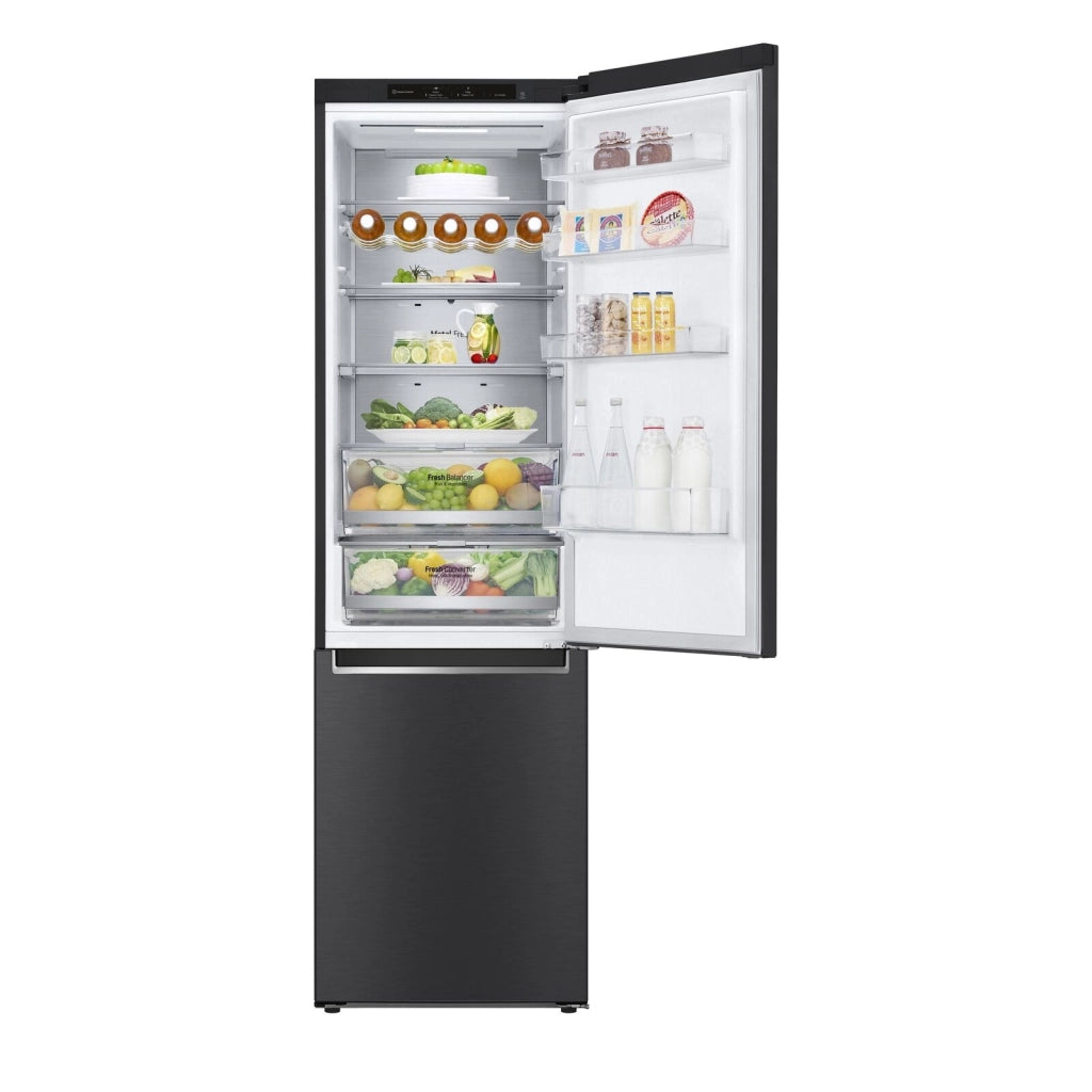 LG GBB72MCVGN Frigorifero combinato, Classe D, 384L, Wine Rack, No frost, Nero