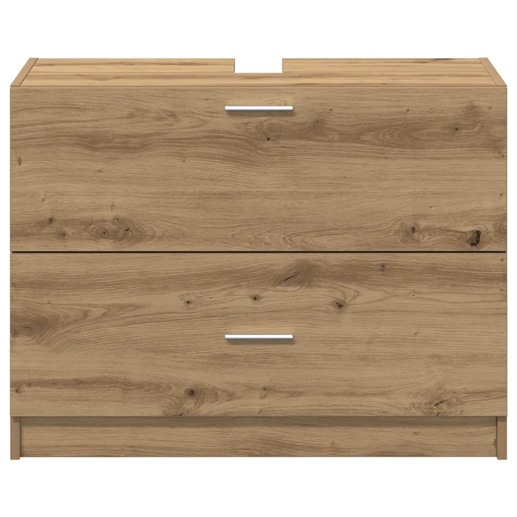 Mobile da Bagno con cassetto Rovere artigianale 78 x 37 x 59 cm 868831