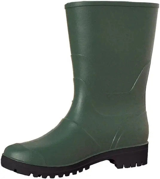 Stivali in pvc tronchetto verde diverse misure Taglia: 47
