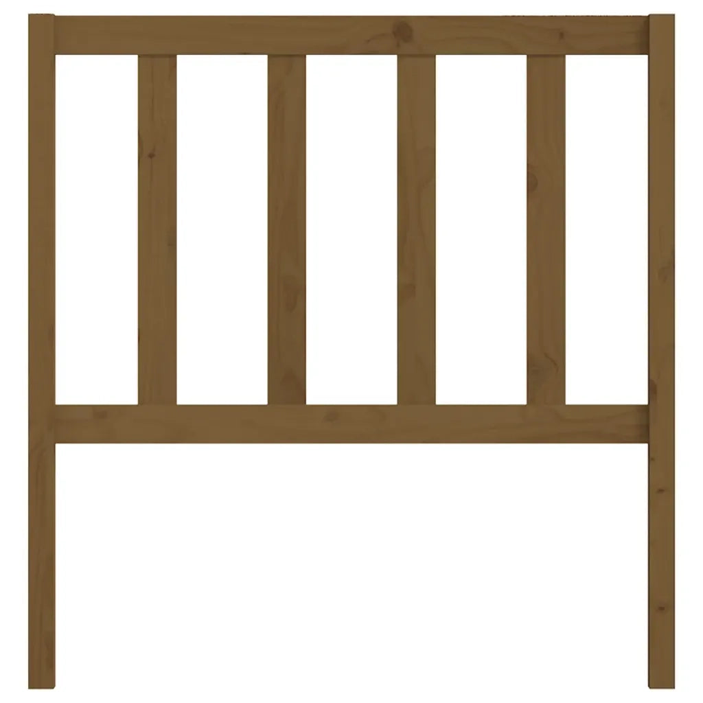 Testiera per Letto ambra 96x4x100 cm in Legno Massello di Pino 817723