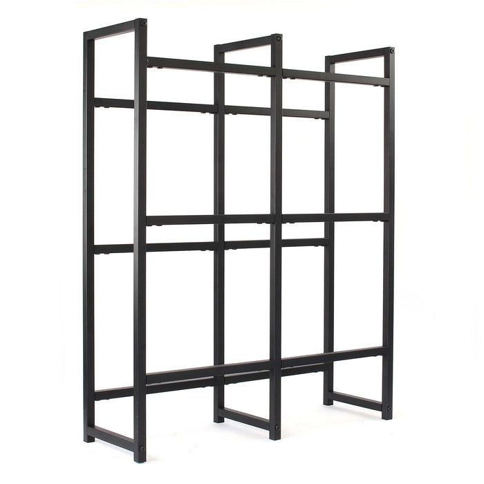 Toboli Scaffale in acciaio a ripiani per 6 casse di bevande, porta casse d'acqua 91x31x116cm, 20 kg/piano