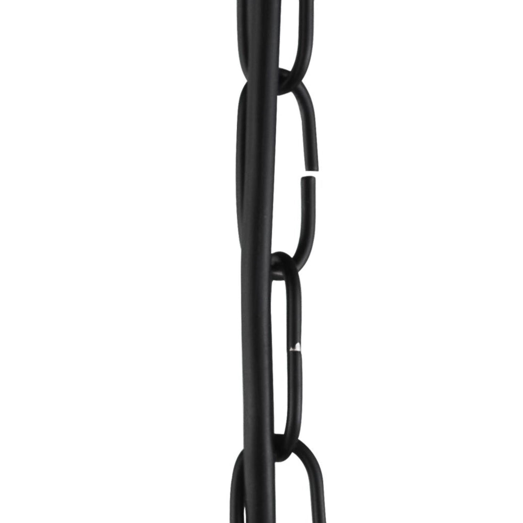 Lampadario Industrial-Nordico Rete Acciaio Nero 3 Luci E27