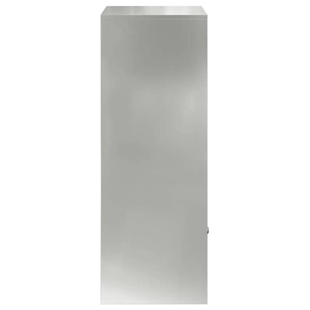vidaXL Cassetta per pacchi Nero 41 x 38 x 103 cm Acciaio zincato