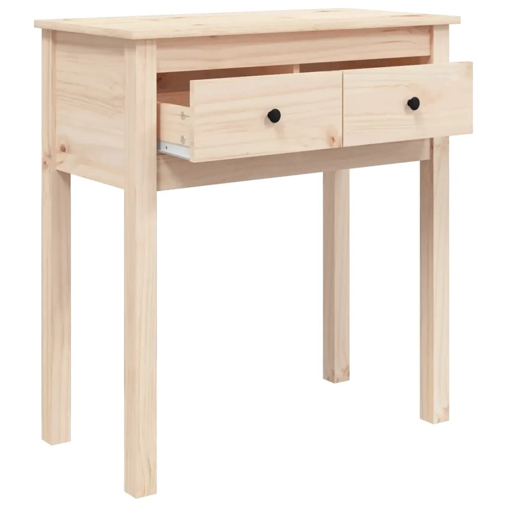 Tavolo Consolle | Tavolo d'Ingresso 70x35x75 cm in Legno Massello di Pino
