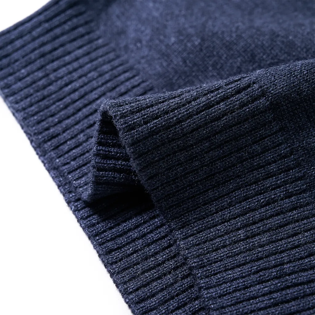 Maglione per Bambini Lavorato a Maglia Blu Marino 116