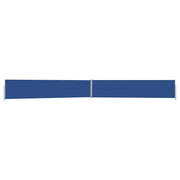 Tenda da Sole | Tenda laterale Retrattile per Patio 140x1200 cm Blu