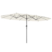 Ombrellone da giardino ovale ¨C Zephmum ¨C Beige 436x260 cm