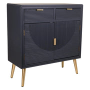 Mobile da ingresso in legno grigio scuro 80x36,5x85,5h