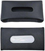 Tissuebox a doppio contenitore, Tissuebox con ombrello per auto, Tissuebox appeso, Tissuebox in pelle PU, Accessori per auto
