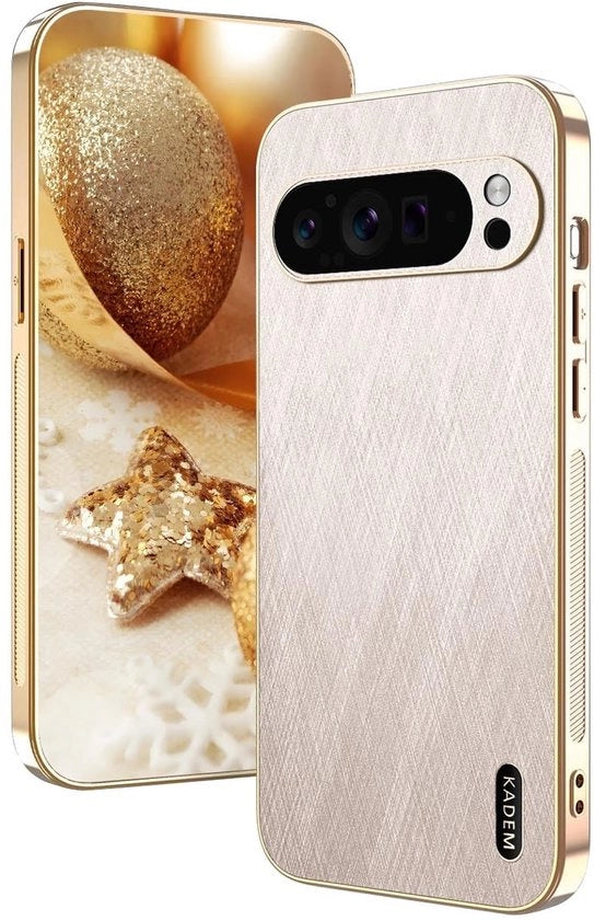 Telaietto di protezione shockassorbente per smartphone - Ultradur - Gialleggerito - Parziale copertura con cuscinetto morbido in PU e TPU - Copertura di lusso per protezione - Esclusivo per Google Pixel 10 Pro XL - Custodia per smartphone
