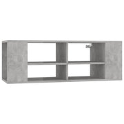 Mobile TV Parete | Armadietto TV | Mobile Porta TV Grigio Cemento 102x35x35 cm Legno Multistrato