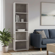 Biblioteca Allevien, Libreria 5 Ripiani Made in Italy, 60x30x195h cm Bianco