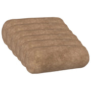 Cuscino con cuscino HEERLEN 6 pz Tortora Fleece in microfibra 930102