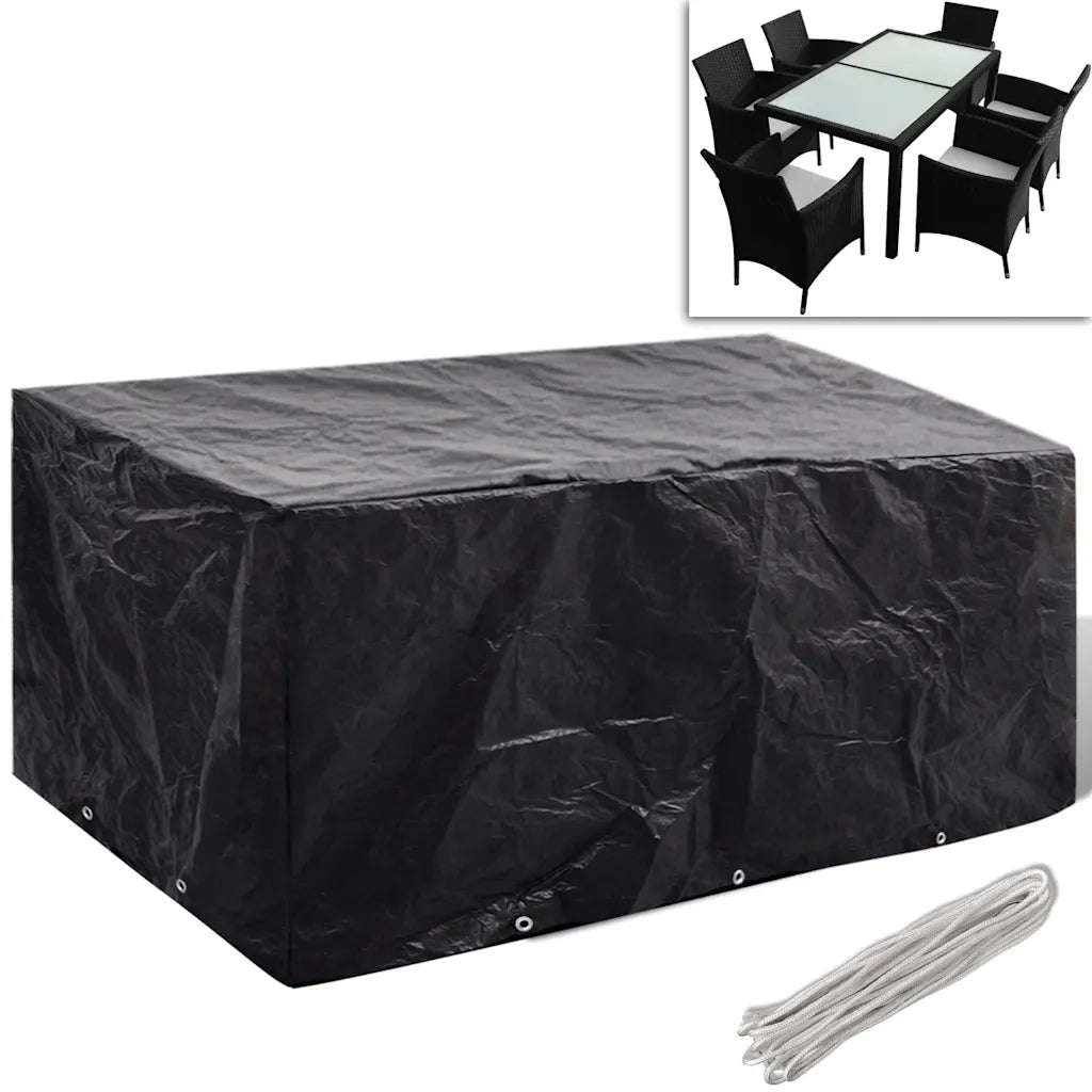 Copertura per Mobili da Giardino | Telone per mobili da esterni con 8 Occhielli 240x140x90 cm