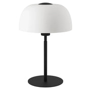 Lampada Da Tavolo Contemporanea Solo 2 Acciaio Nero 1 Luce E27 Ip20