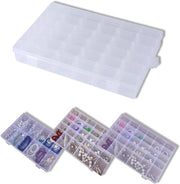 Contenitori di archiviazione trasparenti in plastica - scatola di archiviazione regolabile - 108 x 68 x 16 pollici - archiviazione domestica - orecchini - gioielli.