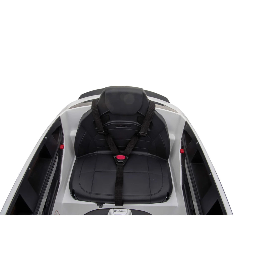 Macchina Elettrica per Bambini Licenza Ufficiale Mercedes AMG GLC63S Coupè 10,8V 5,4 Ah Bianco