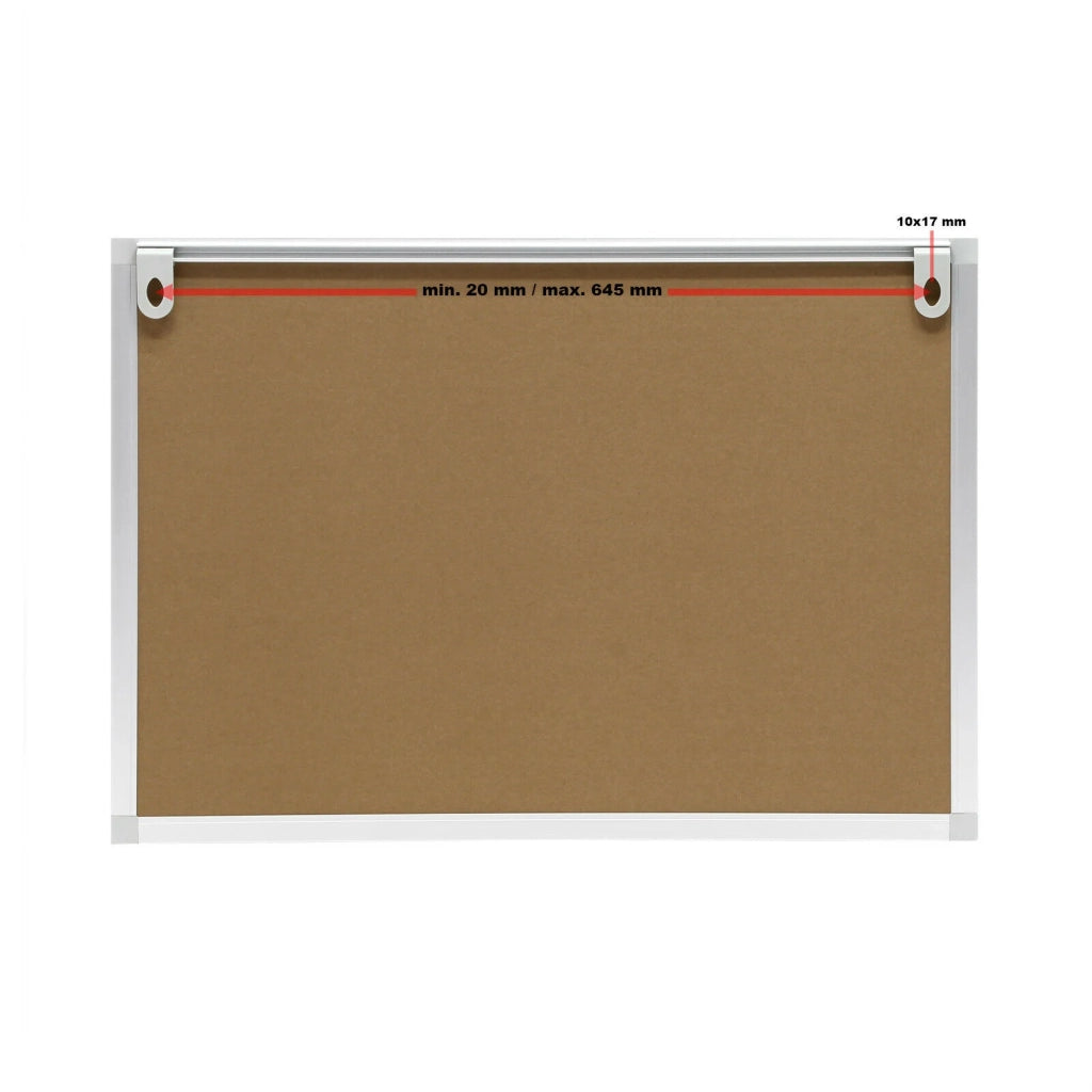 Lavagna magnetica da parete 70x50cm 12 magneti inclusi pannello espositivo 16_0002493