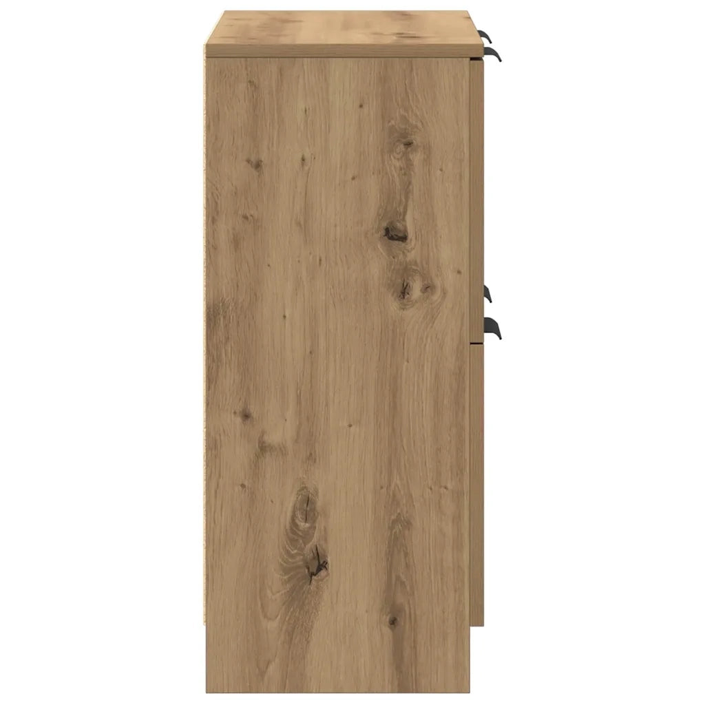 Credenza Rovere Artigianale 60x30x70 cm in Legno Multistrato 856841