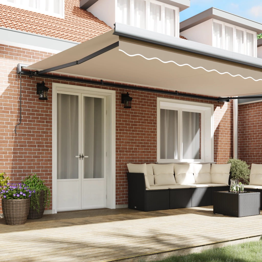 Tenda Retrattile Manuale  Beige 500x300 cm